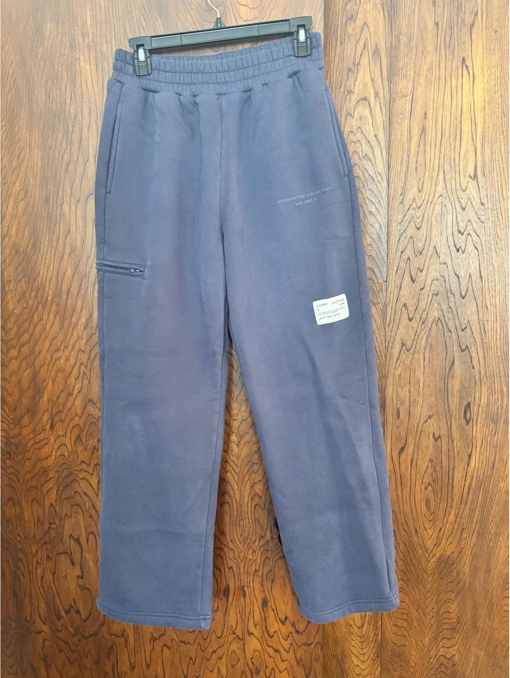 Comfrt Clothing Navy Blue Affirmation Collection Volume 9 Sweatpants Size S